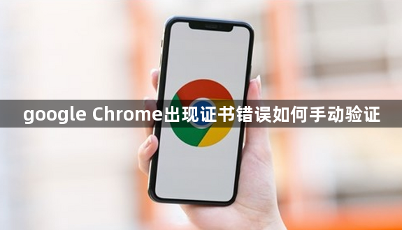 google Chrome出现证书错误如何手动验证1