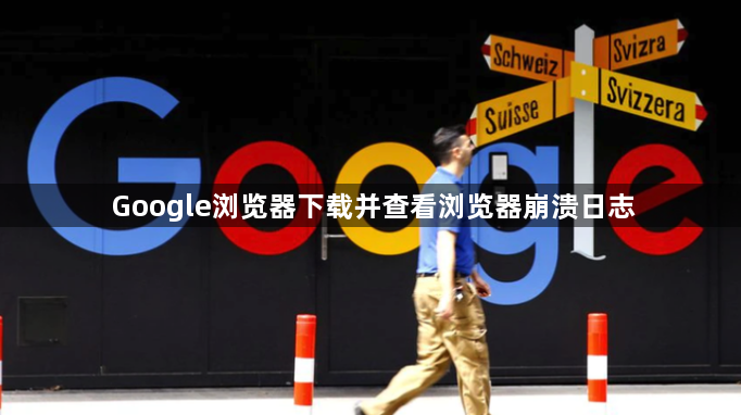 Google浏览器下载并查看浏览器崩溃日志1