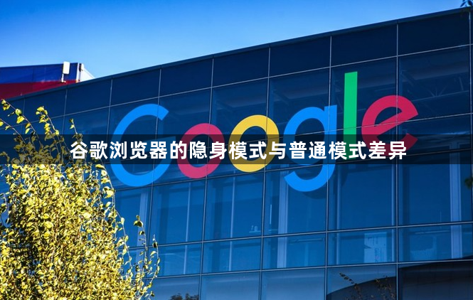 谷歌浏览器的隐身模式与普通模式差异1