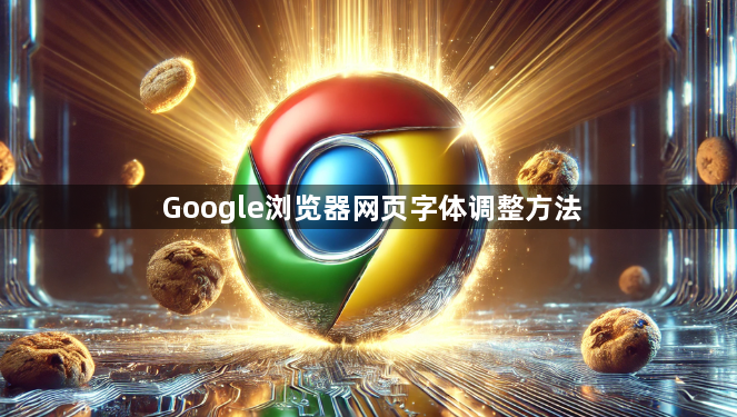 Google浏览器网页字体调整方法1