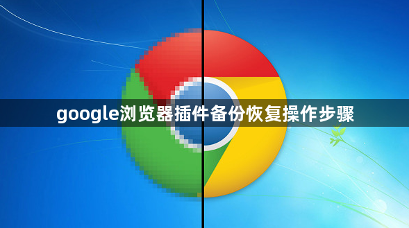 google浏览器插件备份恢复操作步骤1