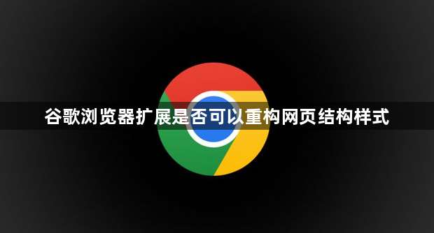 谷歌浏览器扩展是否可以重构网页结构样式1