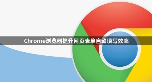 Chrome浏览器提升网页表单自动填写效率1
