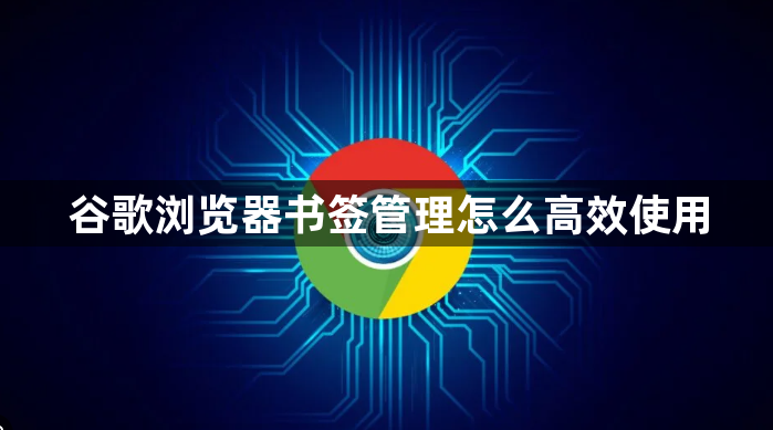 谷歌浏览器书签管理怎么高效使用1