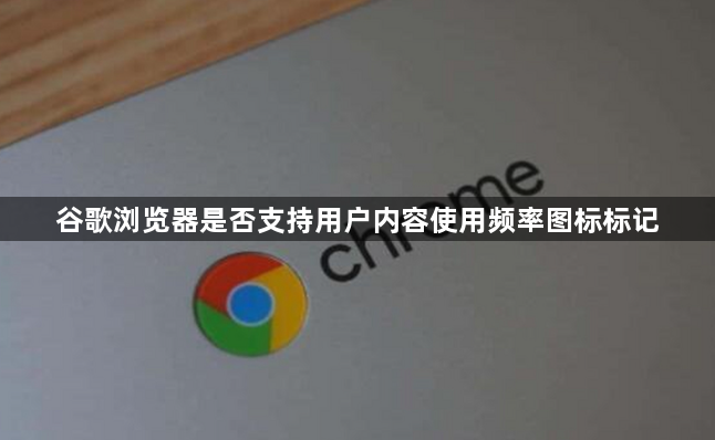 谷歌浏览器是否支持用户内容使用频率图标标记1