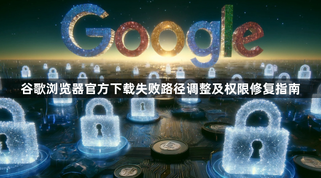谷歌浏览器官方下载失败路径调整及权限修复指南1