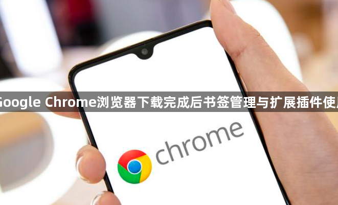 Google Chrome浏览器下载完成后书签管理与扩展插件使用1
