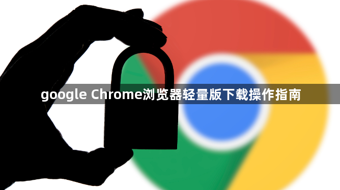 google Chrome浏览器轻量版下载操作指南1