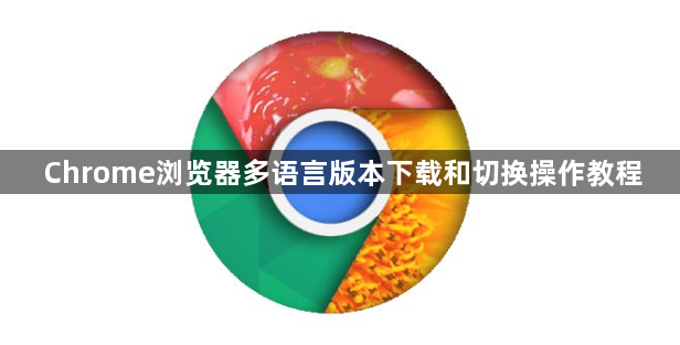 Chrome浏览器多语言版本下载和切换操作教程1