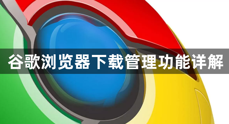 谷歌浏览器下载管理功能详解1