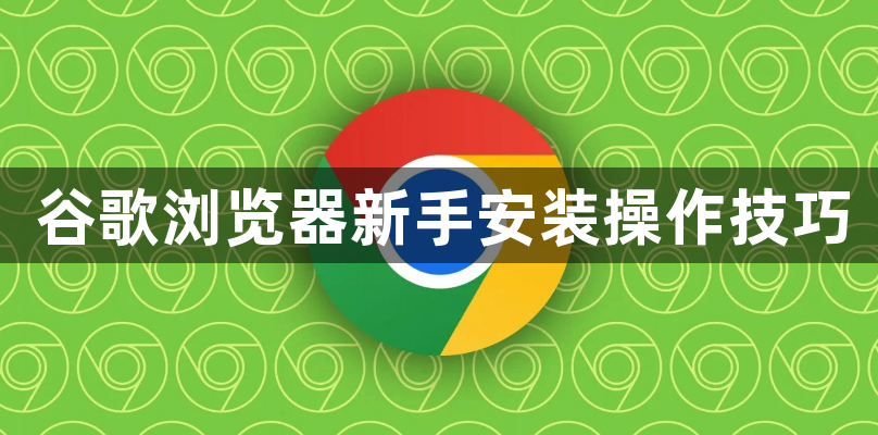 谷歌浏览器新手安装操作技巧1