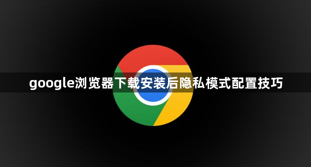 google浏览器下载安装后隐私模式配置技巧1