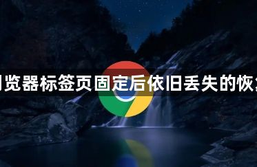 谷歌浏览器标签页固定后依旧丢失的恢复方法1