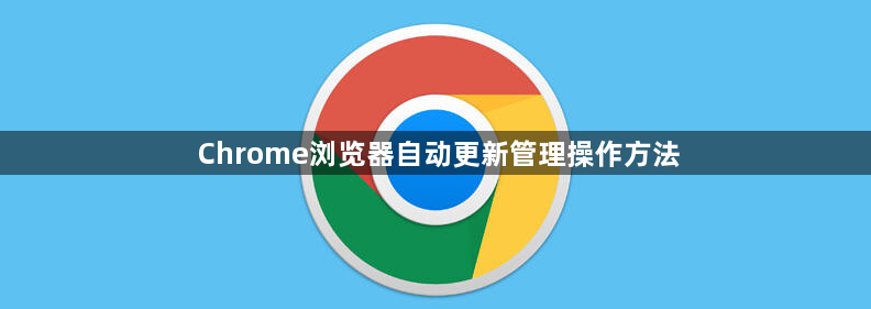 Chrome浏览器自动更新管理操作方法1