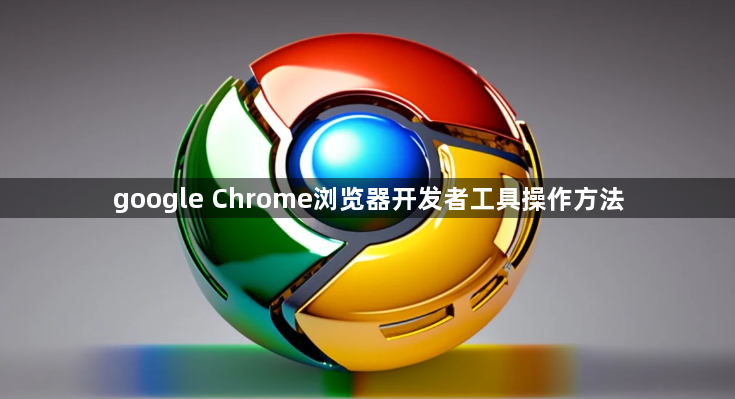 google Chrome浏览器开发者工具操作方法1