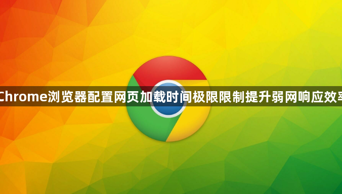 Chrome浏览器配置网页加载时间极限限制提升弱网响应效率1