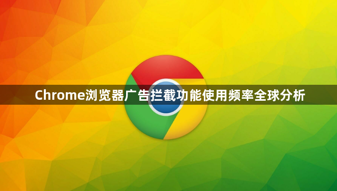 Chrome浏览器广告拦截功能使用频率全球分析1