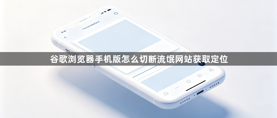 谷歌浏览器手机版怎么切断流氓网站获取定位1