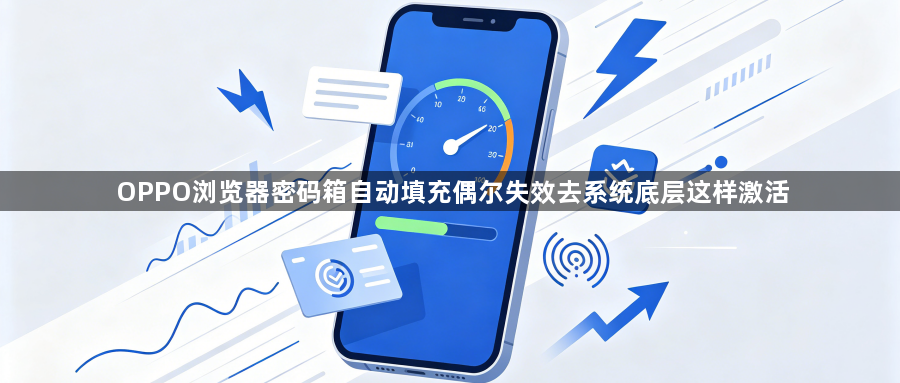 OPPO浏览器密码箱自动填充偶尔失效去系统底层这样激活1