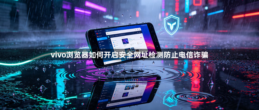 vivo浏览器如何开启安全网址检测防止电信诈骗1