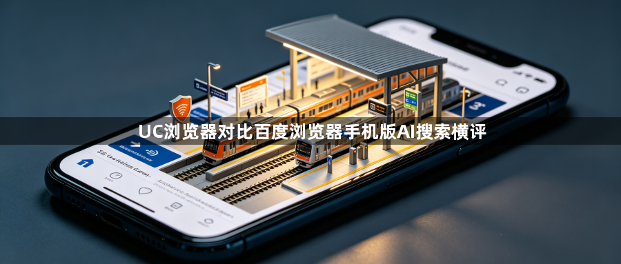 UC浏览器对比百度浏览器手机版AI搜索横评1