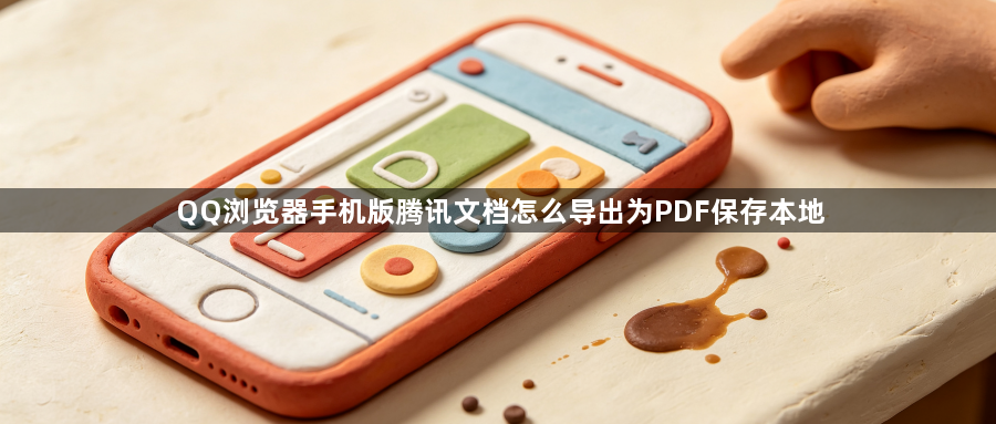 QQ浏览器手机版腾讯文档怎么导出为PDF保存本地1