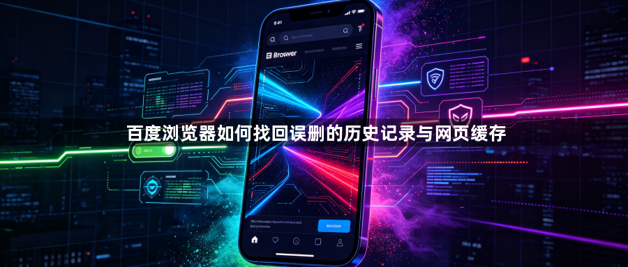 百度浏览器如何找回误删的历史记录与网页缓存1