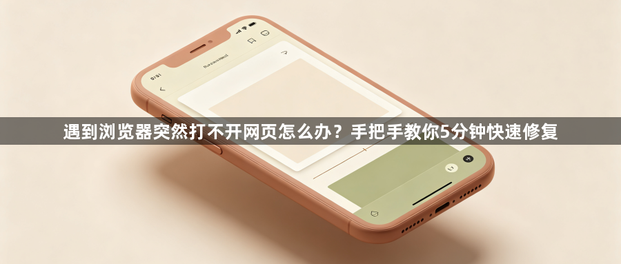 遇到浏览器突然打不开网页怎么办？手把手教你5分钟快速修复1