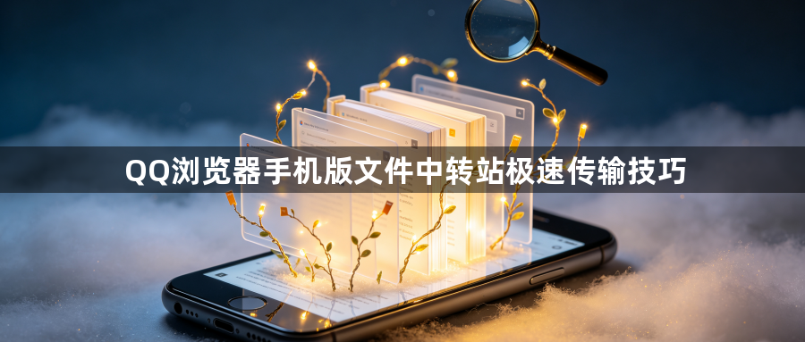 QQ浏览器手机版文件中转站极速传输技巧1