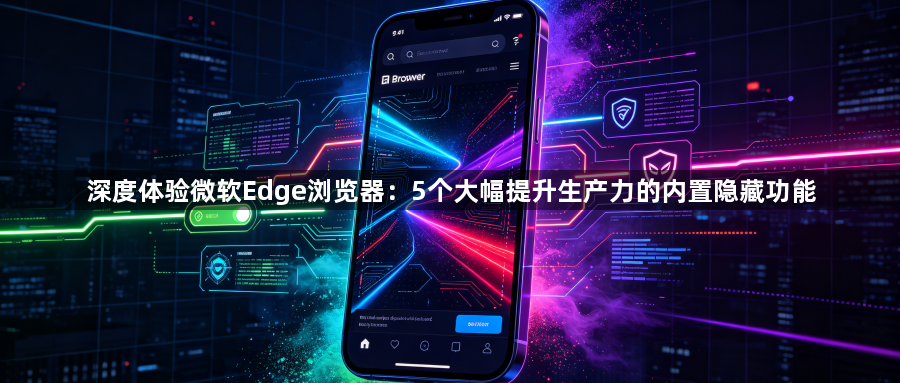深度体验微软Edge浏览器：5个大幅提升生产力的内置隐藏功能1