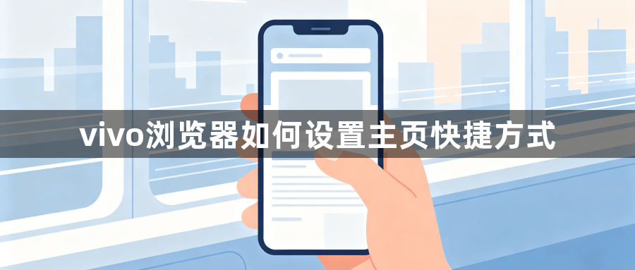 vivo浏览器如何设置主页快捷方式1