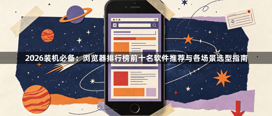 2026装机必备：浏览器排行榜前十名软件推荐与各场景选型指南1
