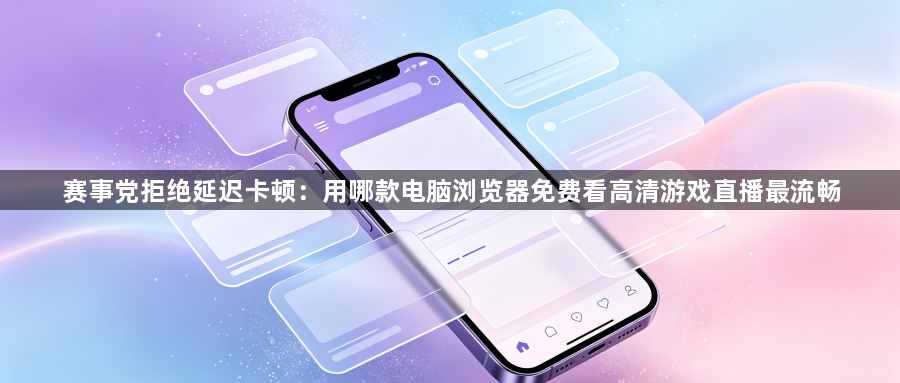 赛事党拒绝延迟卡顿：用哪款电脑浏览器免费看高清游戏直播最流畅1
