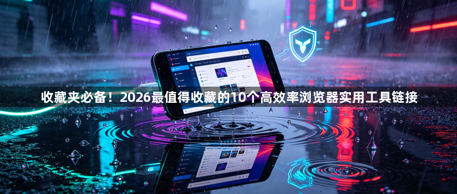 收藏夹必备！2026最值得收藏的10个高效率浏览器实用工具链接1