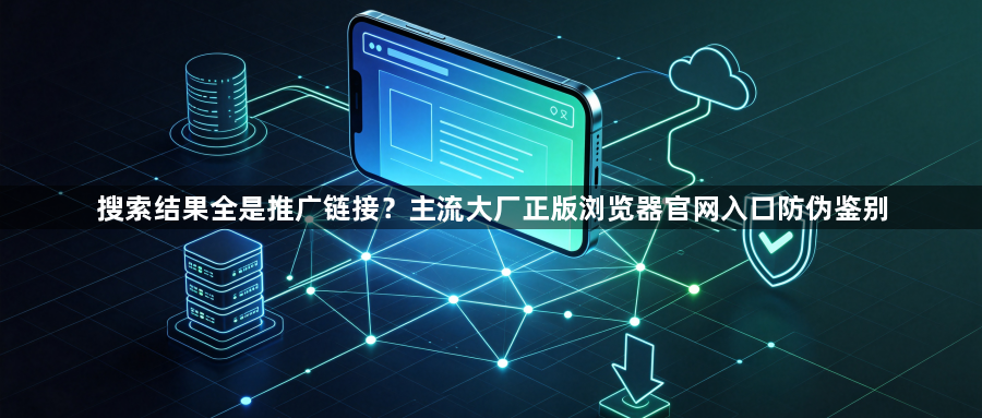 搜索结果全是推广链接？主流大厂正版浏览器官网入口防伪鉴别1