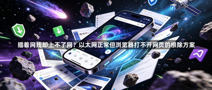 插着网线却上不了网？以太网正常但浏览器打不开网页的根除方案1
