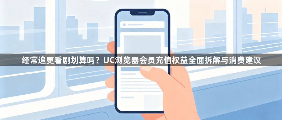 经常追更看剧划算吗?UC浏览器会员充值权益全面拆解与消费建议1