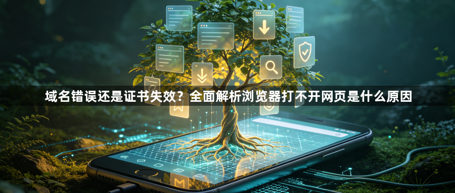 域名错误还是证书失效？全面解析浏览器打不开网页是什么原因1