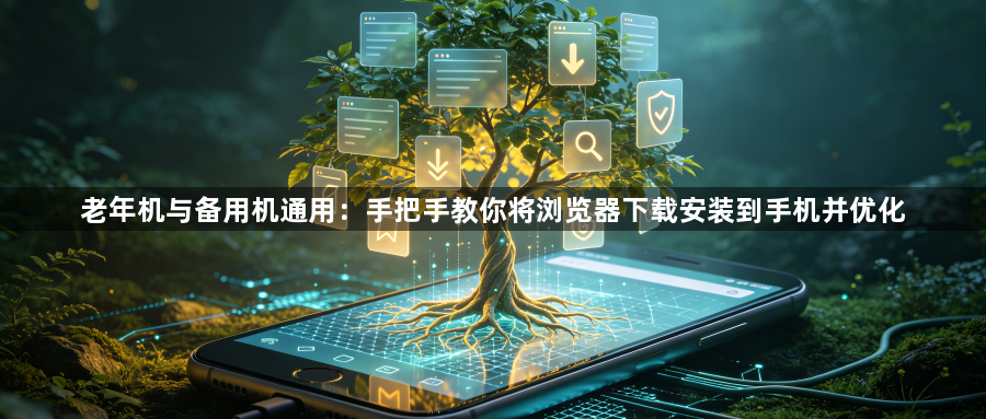 老年机与备用机通用:手把手教你将浏览器下载安装到手机并优化1