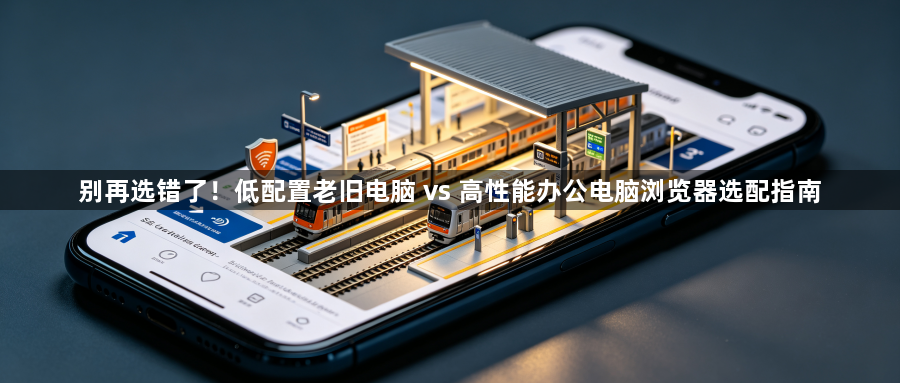 别再选错了!低配置老旧电脑 vs 高性能办公电脑浏览器选配指南1